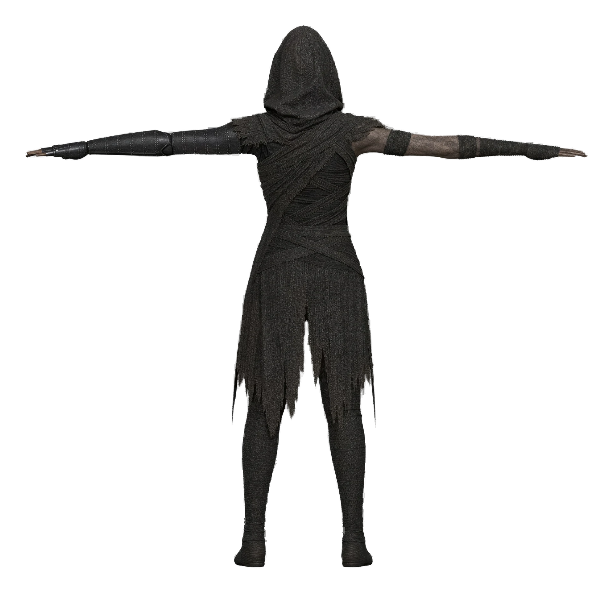 La Sombra, espalda